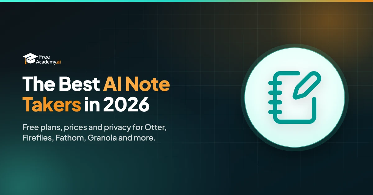 Best AI Note Takers in 2026: Free Plans, Prices and Privacy Compared